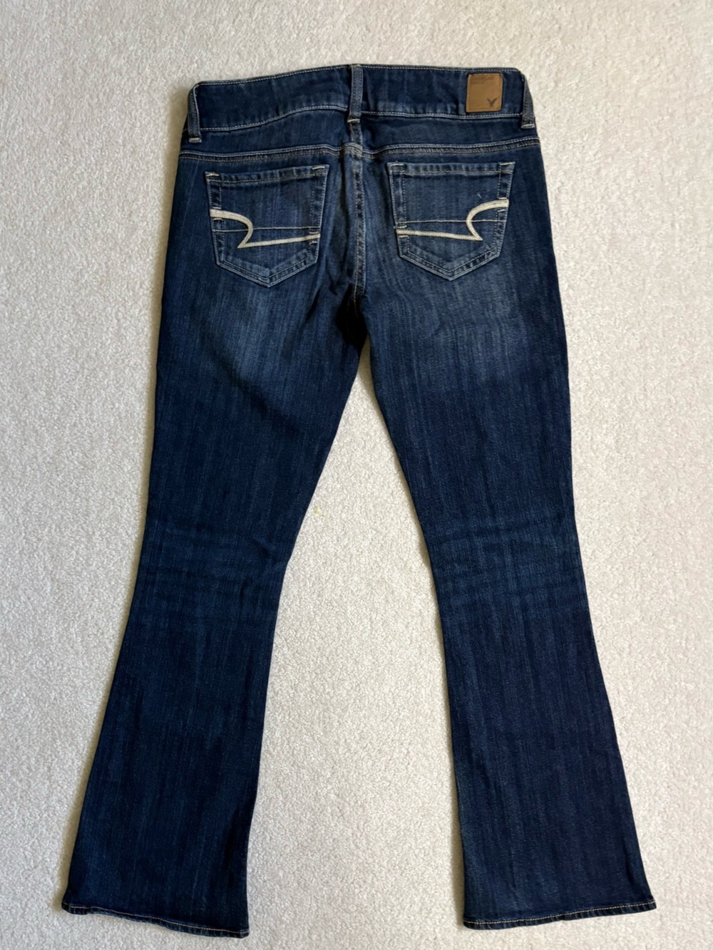 American Eagle Outfitters Live Your Life Low Rise Stretch Flare Jeans Size 2 - Picture 3 of 8